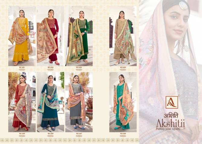 Alok Akshitii Fancy Regular Wear Jam Cotton Printed Dress Material Collection
